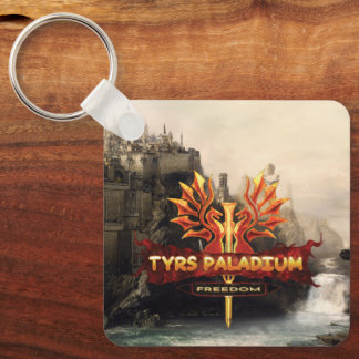 Tyrs Paladium Logo met Achtergrond Sleutelhanger