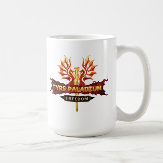 Tyrs Paladium Logo Mokken & Kopjes (Rechts)