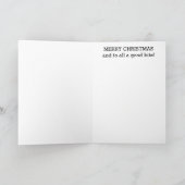 TySantaSaurus Rex, Joyeuse carte de Noël (Intérieur)