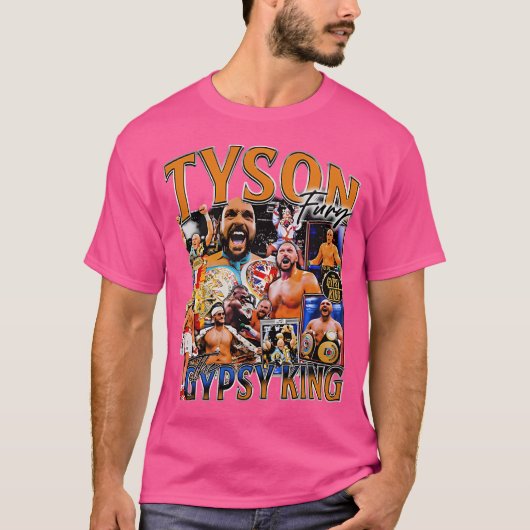 Tyson Fury, de koning van de zigeuners T-shirt (Voorkant)