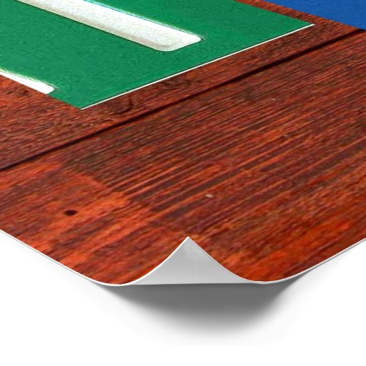 TYSON Licence Plaque Lettrer Nom Affiche (Coin)