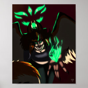 Tyto en Cylla Dark Fantasy Poster 