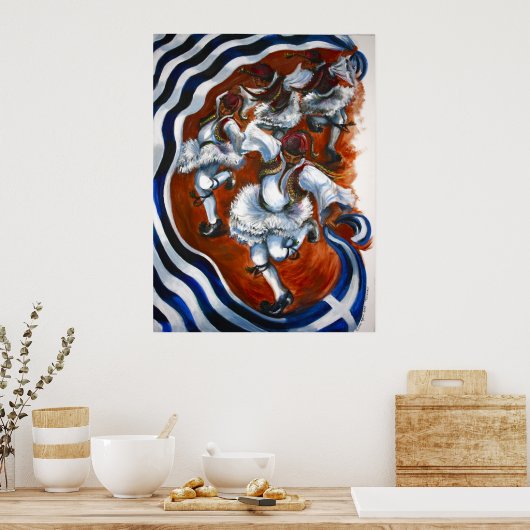 Tzamiko (groot) poster (Keuken)