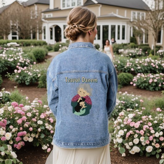 Tzavut Danem Denim Jas Jacket (Huwelijk Achterkant)