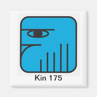 Tzolkin Aguia Azul Kin 175 Magneet