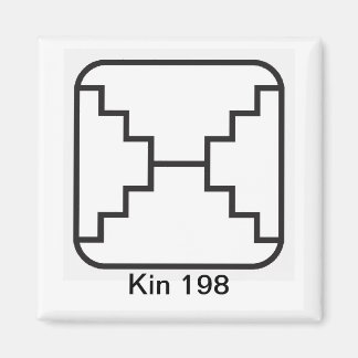 Tzolkin Espelho Branco Kin 1998 Magneet