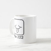 Tzolkin Vento Branco Kin 222 Koffiemok (Voorkant links)