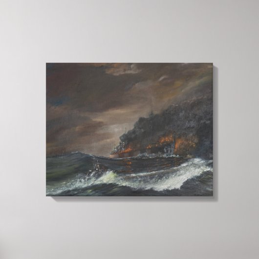 U107 750 dagen 1993 canvas afdruk (Voorkant)
