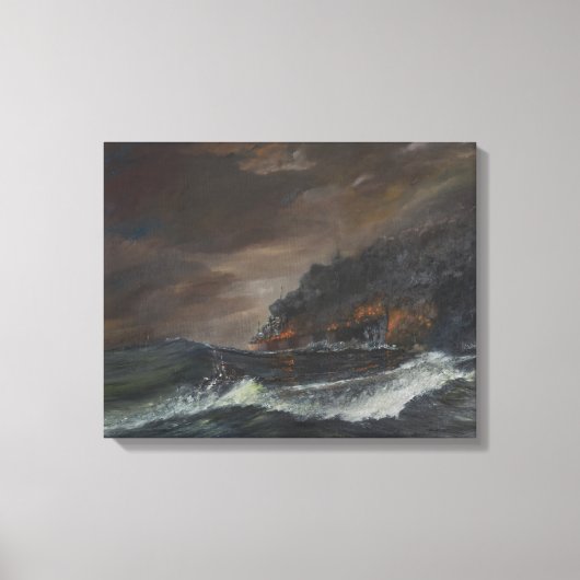 U107 750 dagen 1993 canvas afdruk (Voorkant)