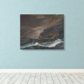 U107 750 dagen 1993 canvas afdruk (Insitu (Houten vloer))