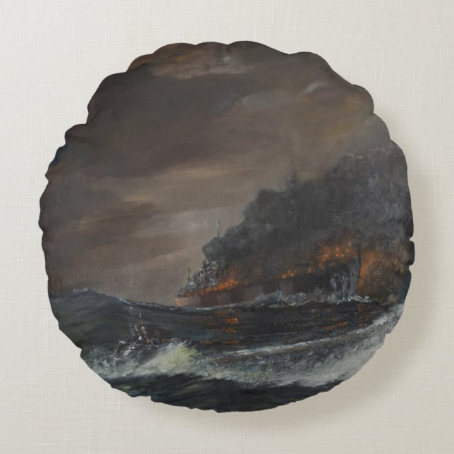 U107 750 dagen 1993 rond kussen (Voorkant)