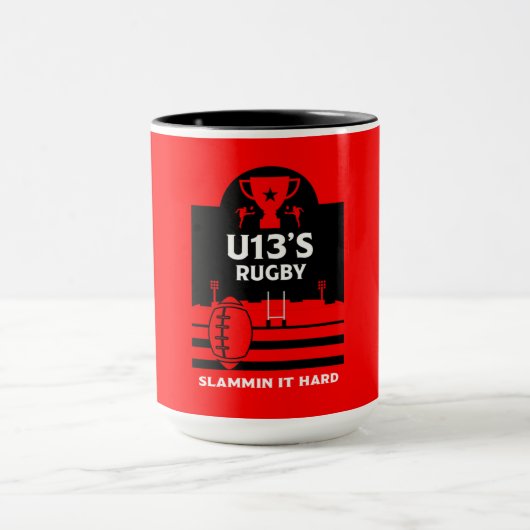 U13 Junior Rugby-spelers Mok (Midden)