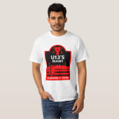 U13 Junior Rugby-spelers T-Shirt (Voorkant volledig)