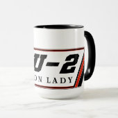 U2 Dragon Lady spionage-vliegtuig Mok (Voorkant rechts)