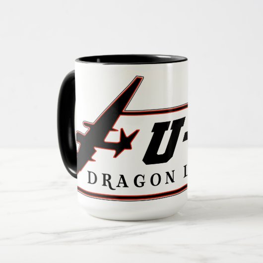 U2 Dragon Lady spionage-vliegtuig Mok (Voorkant links)