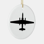 U-2 Dragon Lady Keramisch Ornament (Rechts)