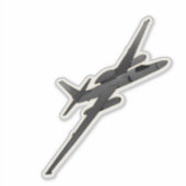 U-2 Dragon Lady, Verkennings Vliegtuig Sticker (Voorkant)