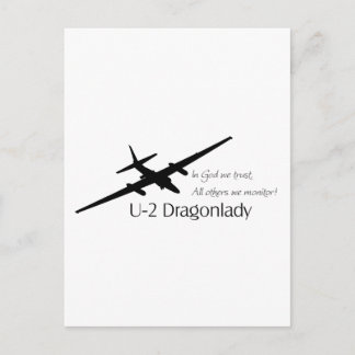 U-2 In God vertrouwen wij, alle anderen die wij co Briefkaart