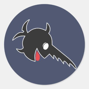 U-96 Embleem - De lachende zwaardvis Ronde Sticker