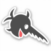 U-96 Embleem - De lachende zwaardvis Sticker (Voorkant)