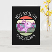 U axolotl vragen kaart (Gele Bloem)