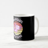 U axolotl vragen koffiemok (Voorkant rechts)