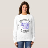 U axolotl vragen trui (Voorkant volledig)