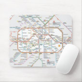 U-Bahn Berlin Muismat (Met muis)