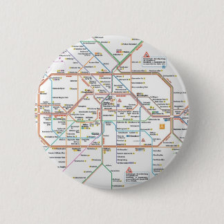U-Bahn Berlin Ronde Button 5,7 Cm