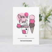 U bent Cool Kinder Classroom Valentijn Card Kaart (Staand voorkant)