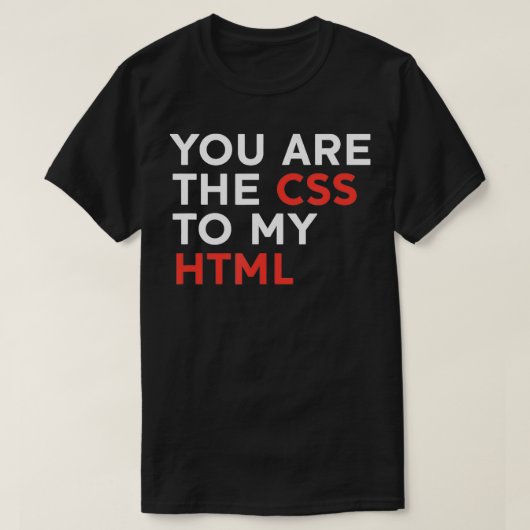 U bent CSS aan Mijn HTML T-shirt (Design voorkant)