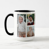 U bent de beste 7-fotocollage (opa/andere) mok (Links)