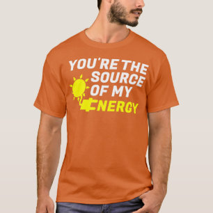 U bent de bron van mijn Energy Romantic groene ele T-shirt