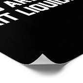 U bent de exit liquiditeit Blockchain Crypto Inves Poster (Hoek)