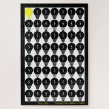 U bent de helderste  lamp: zwart 003