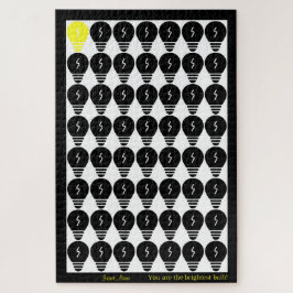 U bent de helderste lamp: zwart 003 legpuzzel