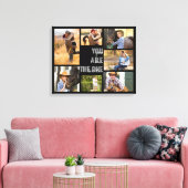 U bent de One 7 Photo Collage Black Canvas Afdruk (Insitu (Woonkamer))