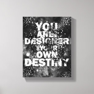 U bent de ontwerper van uw eigen bestemming canvas afdruk