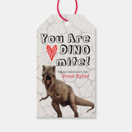 U bent DINOmite Classroom Valentijnse Gift Labels Cadeaulabel