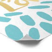 U bent een geliefde Motivatie gouden Typografie Poster (Hoek)