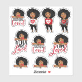 U bent een geliefde Sticker (Vel)