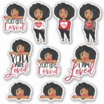 U bent een geliefde Sticker