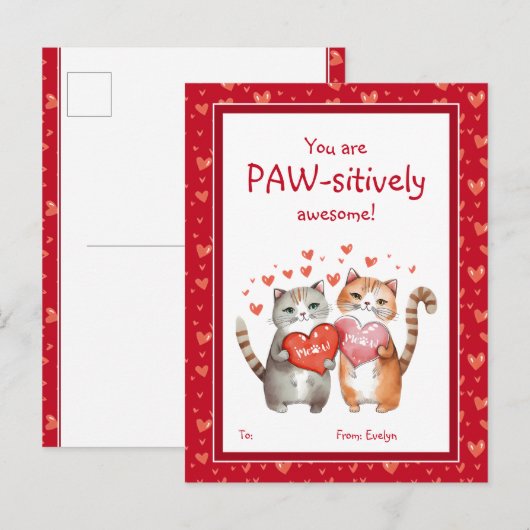 U bent een Geweldige Valentijnse Classroom met dra Briefkaart (Voorkant / Achterkant)