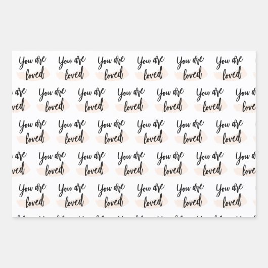 U bent een liefdevolle papierverzameling inpakpapier vel (Voorkant 2)