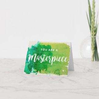 U bent een Meesterwerk Notecard w. Envelope Bedankkaart