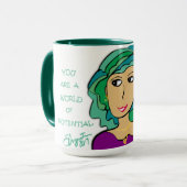 U BENT EEN MOGELIJKE WERELD MOK (Voorkant links)