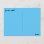 u bent een speciaal briefkaart (Achterkant)