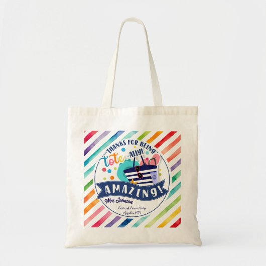 U bent een tas-geweldige docentencitaat tote bag (Voorkant)