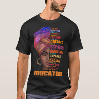 U bent een unieke sterke en verbazingwekkende leer t-shirt