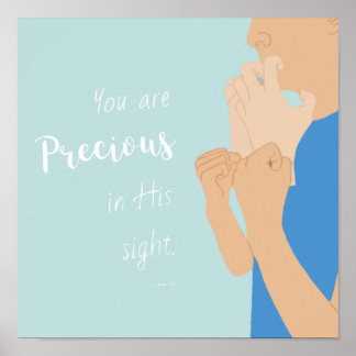 U bent een waardevol ASL-Poster Poster